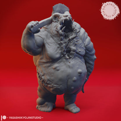 Gluttony Demon | TABLETOP SCALE | TTRPG Monster Miniature | Yasashii Kyojin Studio