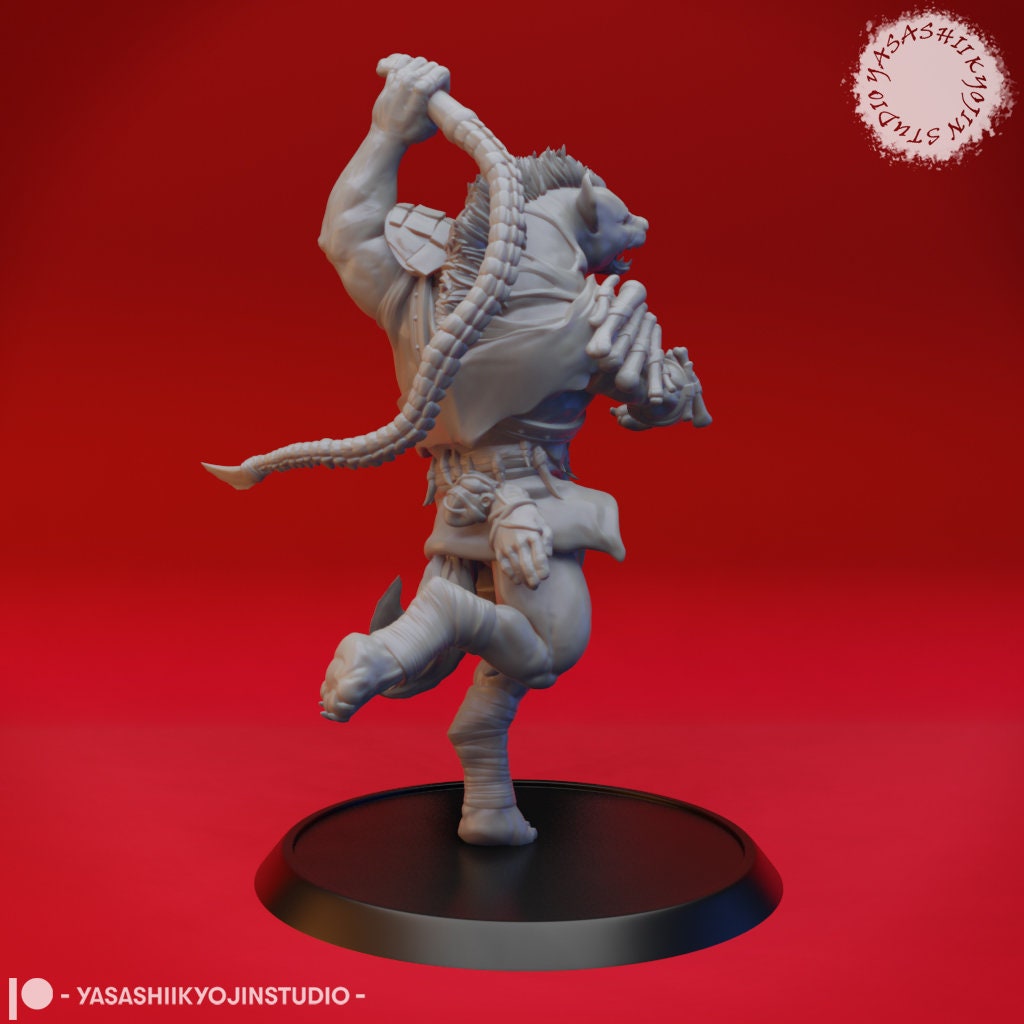 Gnoll | TABLETOP SCALE | TTRPG Monster Miniature | Yasashii Kyojin Studio