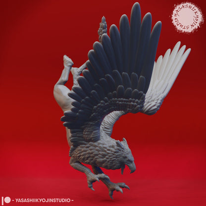 Griffin | TABLETOP SCALE | D&D TTRPG Monster Miniature | Yasashii Kyojin Studio