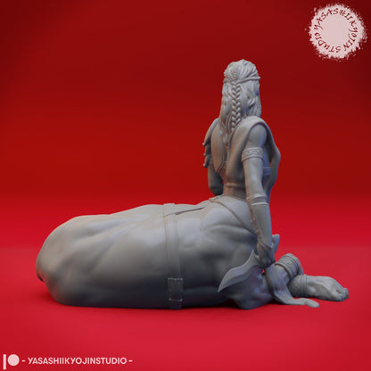 Lamia | TABLETOP SCALE | TTRPG Monster Miniature | Yasashii Kyojin Studio