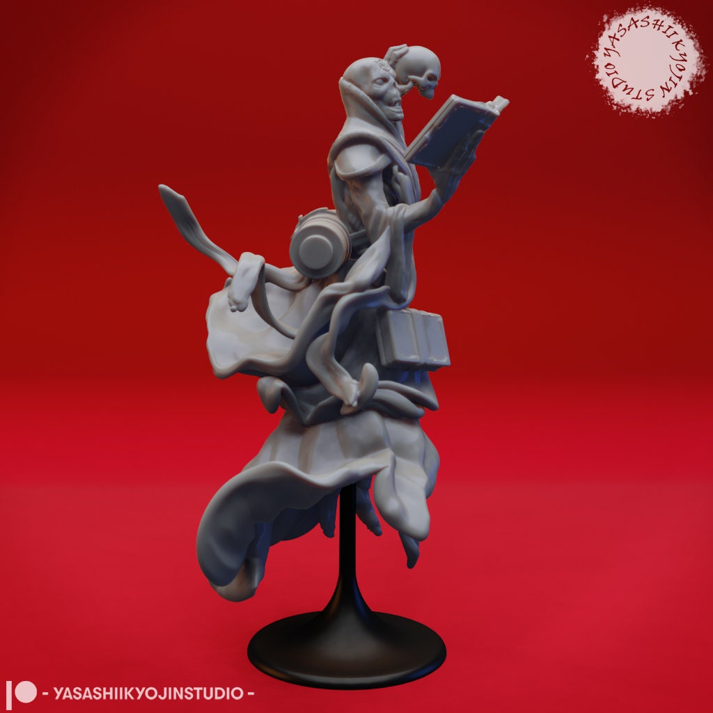 Lich | TABLETOP SCALE | TTRPG Monster Miniature | Yasashii Kyojin Studio