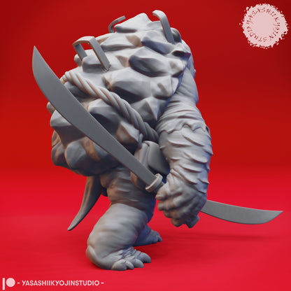 Tortle | TTRPG Monster Miniature | Yasashii Kyojin Studio | Unpainted, Unplated Resin 8k