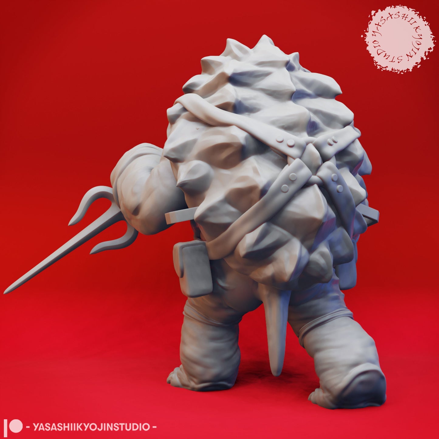 Tortle | TTRPG Monster Miniature | Yasashii Kyojin Studio | Unpainted, Unplated Resin 8k