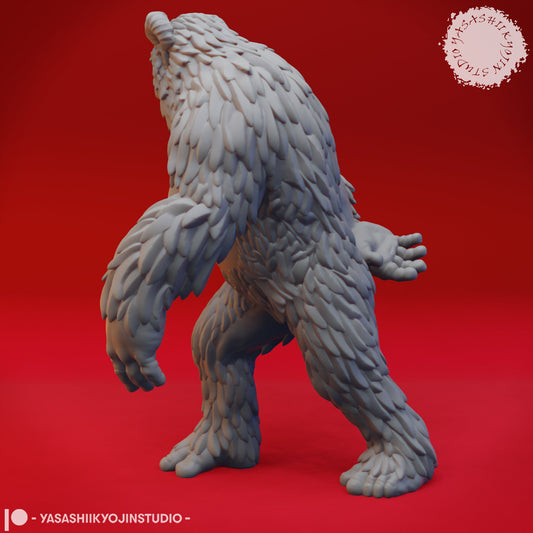 Yeti | TABLETOP SCALE | D&D TTRPG Monster Miniature | Yasashii Kyojin Studio
