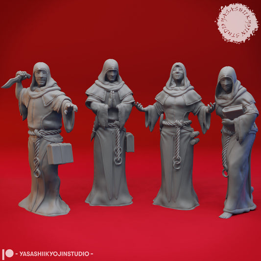 Cultist | TABLETOP SCALE | TTRPG Monster Miniature | Yasashii Kyojin Studio