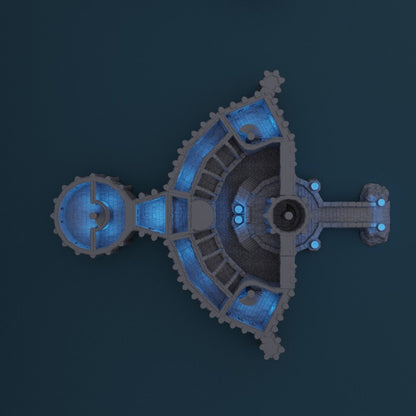 Wizard Academy | D&D TTRPG Playable 3D Printed Building Terrain Scenery | MiniatureLand