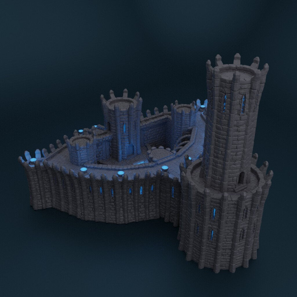 Wizard Academy | D&D TTRPG Playable 3D Printed Building Terrain Scenery | MiniatureLand