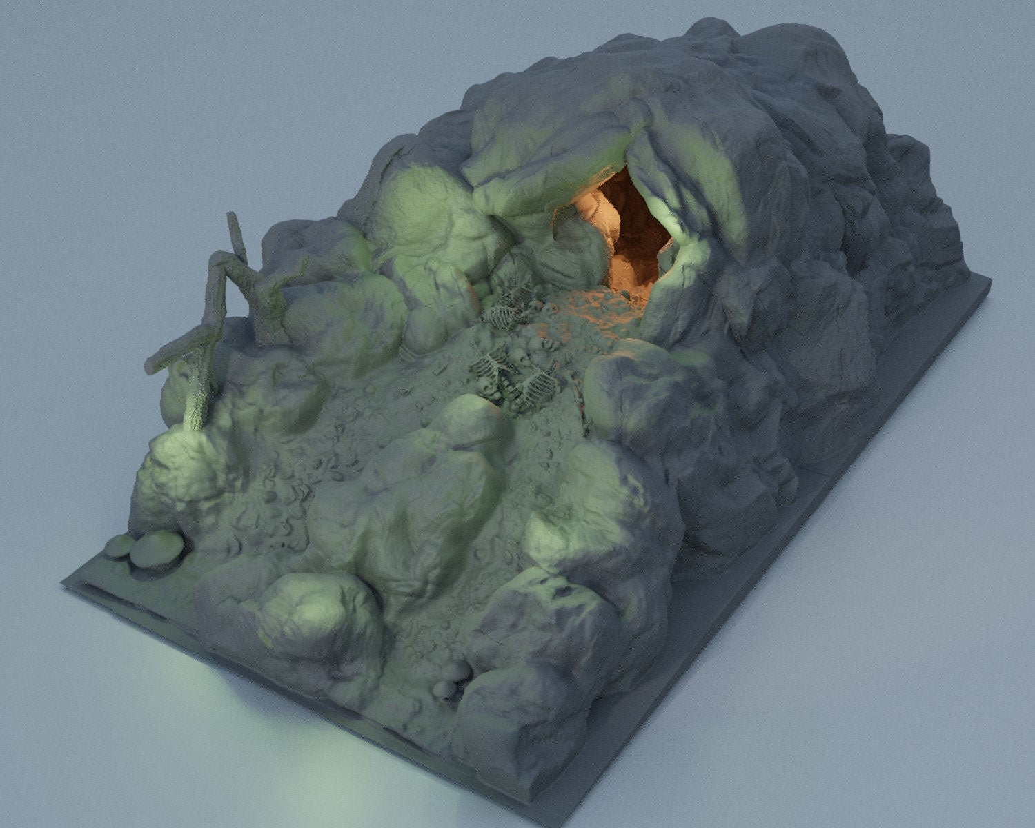 Troll Cave | D&D Playable 3D Printed Building | MiniatureLand