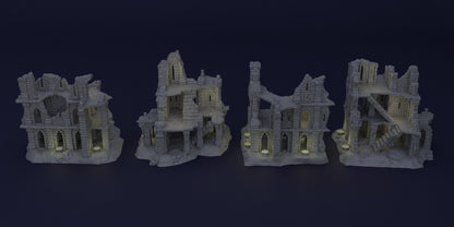 Old Ruins | D&D TTRPG Playable 3D Printed Building | MiniatureLand