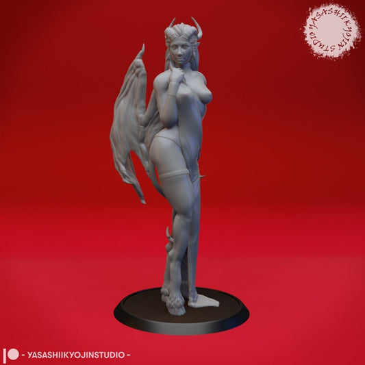 Succubus | TABLETOP SCALE | D&D TTRPG Monster Miniature | Yasashii Kyojin Studio