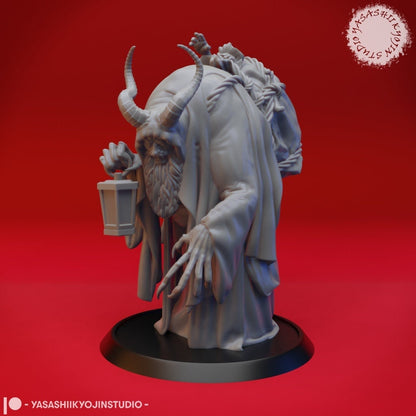 Krampus | TABLETOP SCALE | D&D TTRPG Christmas Miniature | Yasashii Kyojin Studio
