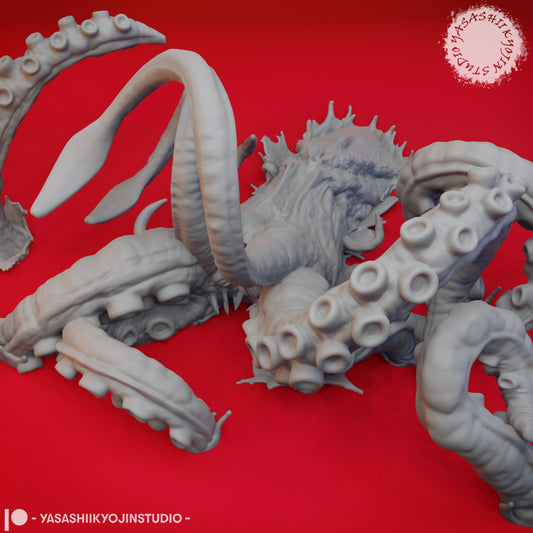 Kraken | TABLETOP SCALE | TTRPG Monster Miniature | Yasashii Kyojin Studio