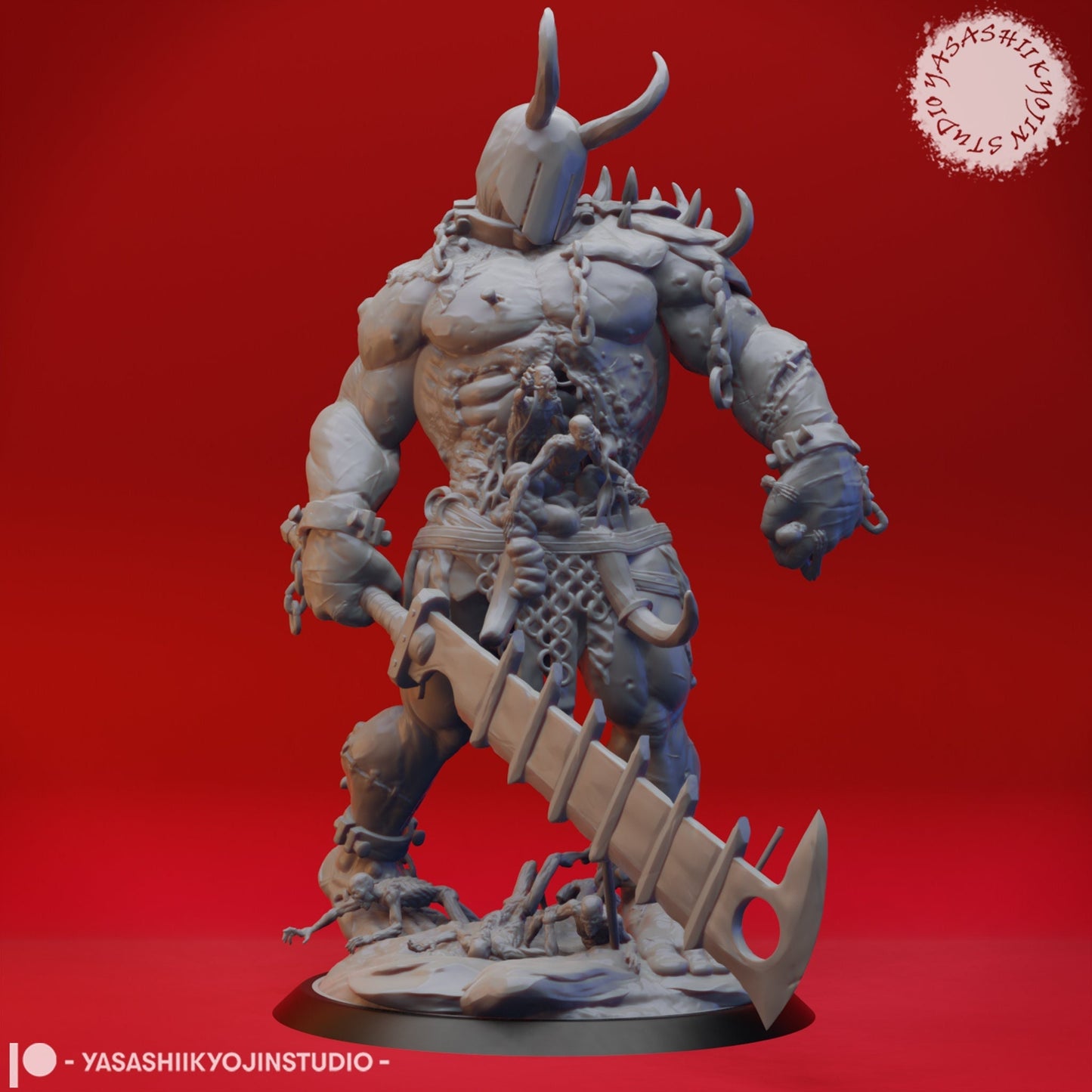 Grave Titan | TABLETOP SCALE | D&D TTRPG Monster Miniature | Yasashii Kyojin Studio