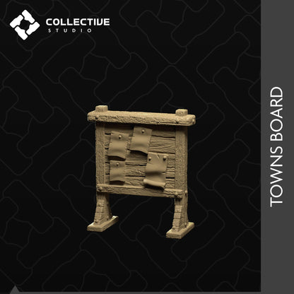 Towns Board | D&D Scatter Quest Board | Collective Studio