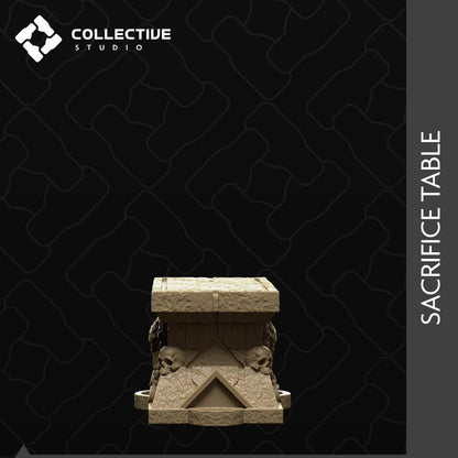 Sacrifice Table | D&D Scatter Miniature | Collective Studio