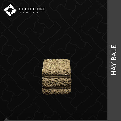 Hay Bale | D&D Scatter Miniature | Collective Studio