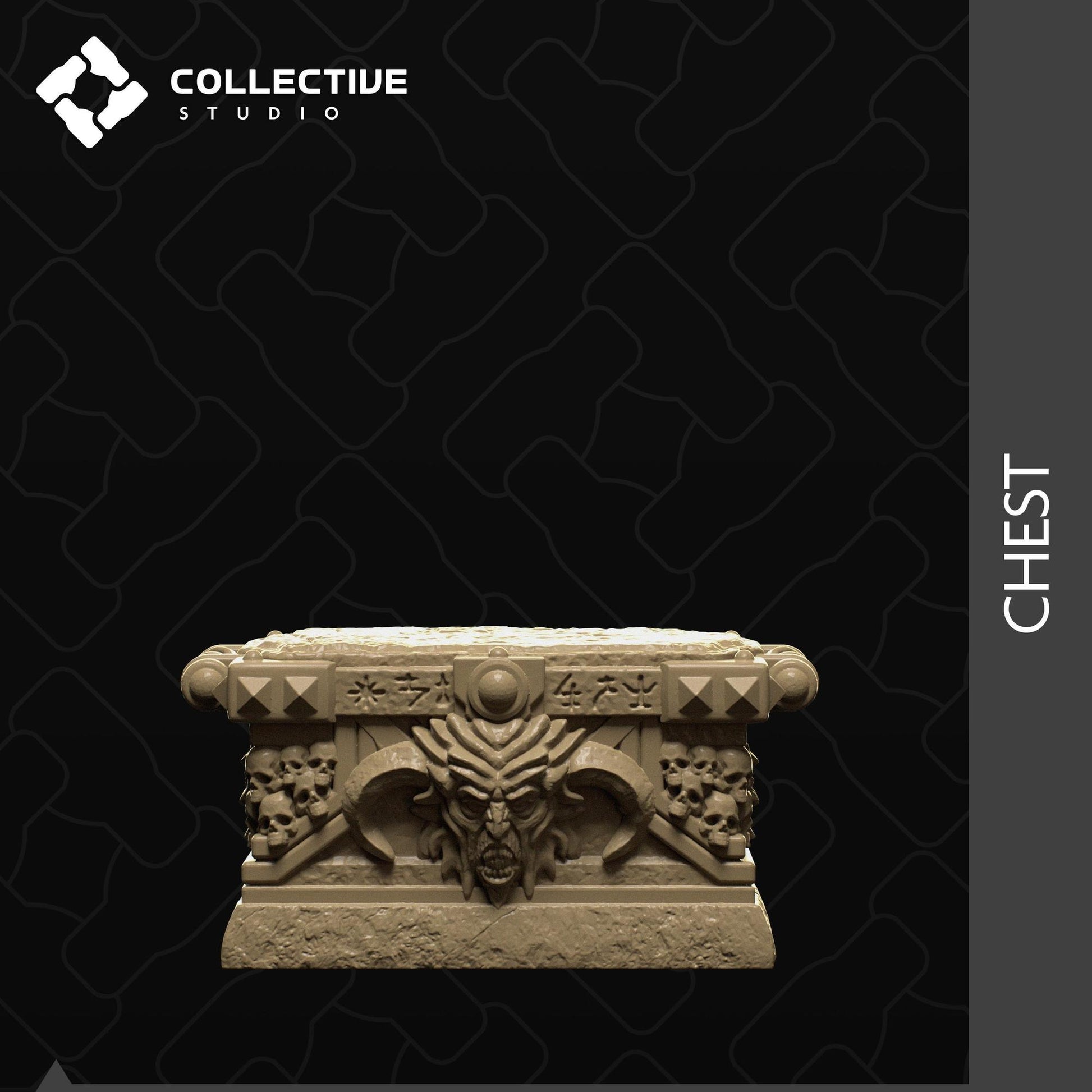 Chests, Storage and Treasure | D&D Scatter Miniature | Collective Studio