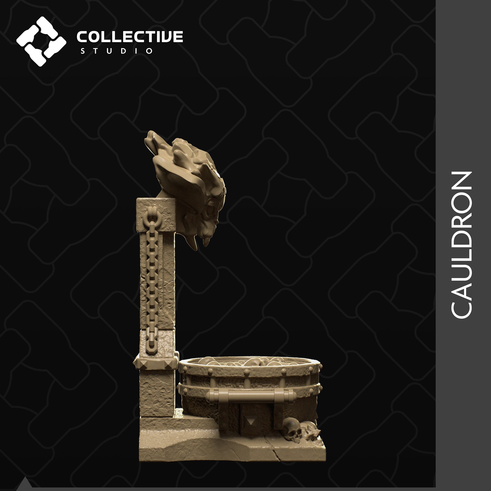 Cauldron | D&D Scatter Miniature | Collective Studio