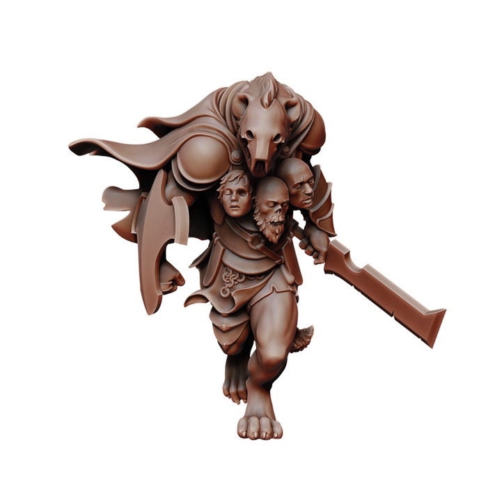 D&D Gnolls Collection miniature by Tattles Told 3D featuring a detailed gnoll monster figure for tabletop gaming.