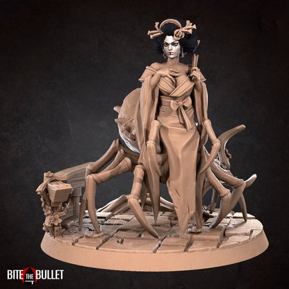 Exxotic Higanbana | Jorogumo Monster Pinup SFW NSFW Model Miniature | Bite the Bullet