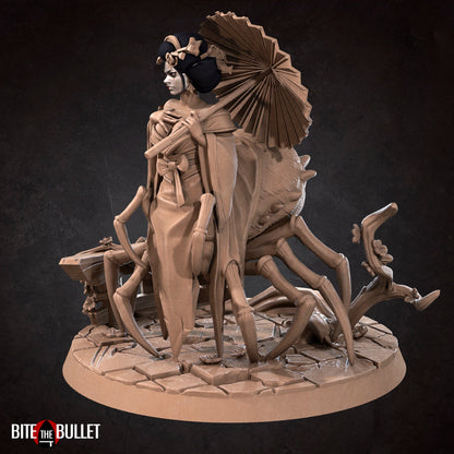Exxotic Higanbana | Jorogumo Monster Pinup SFW NSFW Model Miniature | Bite the Bullet