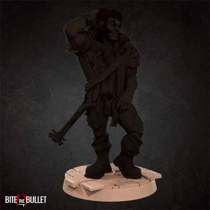 Exxotic Jack Hugeman | Worgen Werewolf Pinup SFW NSFW Model Miniature | Bite the Bullet