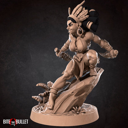Exxotic Kala | Human Woman Pinup SFW NSFW Model Miniature | Bite the Bullet