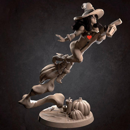 Exxotic Dorotea | Witch Halloween Pinup SFW NSFW Model Miniature | Bite the Bullet