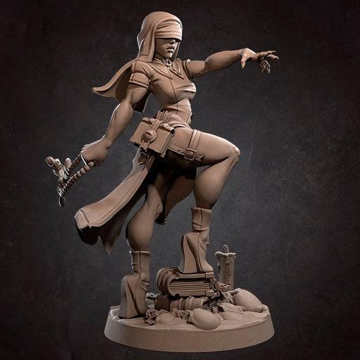 Exotic Magdalena | Exorcist Inquisitor Pinup SFW NSFW Model Miniature | Bite the Bullet