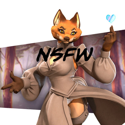 Exxotic Mahrian | Foxfolk Kitsune Pinup NSFW Model Miniature | Bite the Bullet