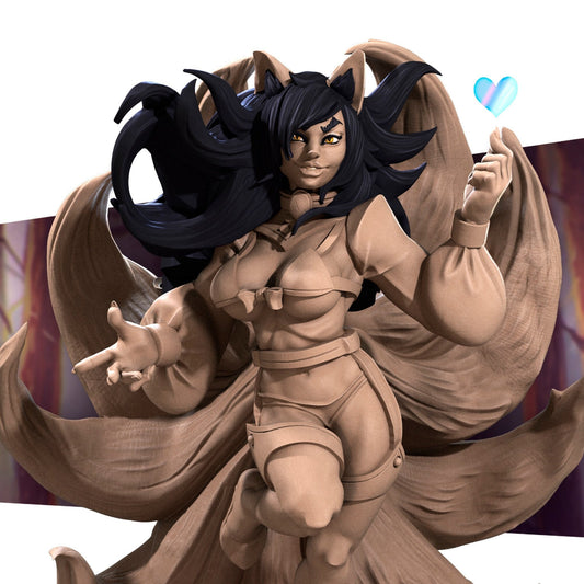 Exotic Mahrian | Human Kitsune Pinup SFW NSFW Model Miniature | Bite the Bullet