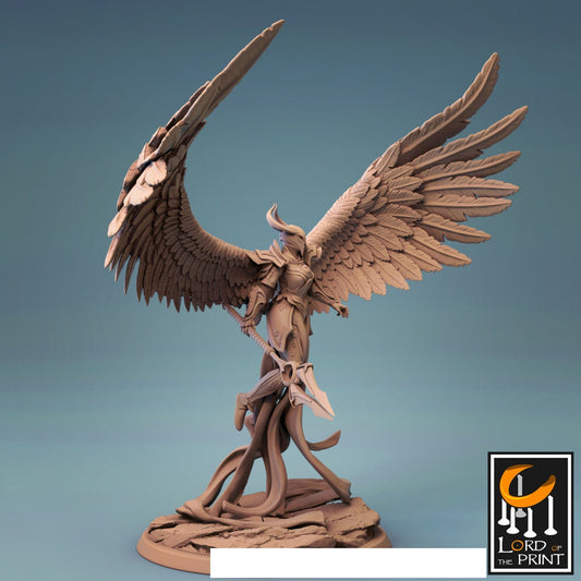 Angelic Warrior | TABLETOP SCALE | D&D TTRPG Miniature | Rescale Miniatures