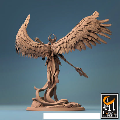 Angelic Warrior | TABLETOP SCALE | D&D TTRPG Miniature | Rescale Miniatures