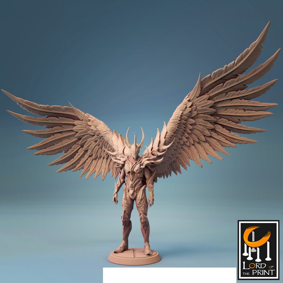 Dark Angel | TABLETOP SCALE | D&D TTRPG Miniature | Rescale Miniatures