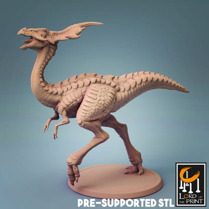 Austriceratops Crew | TABLETOP SCALE | TTRPG Monster Dinosaur Miniature | Rescale Miniatures