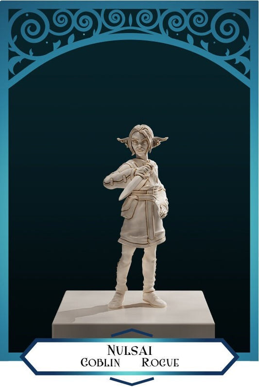 Goblin Rogue | D&D TTRPG Miniature | DnD Is A Woman | NO BASE