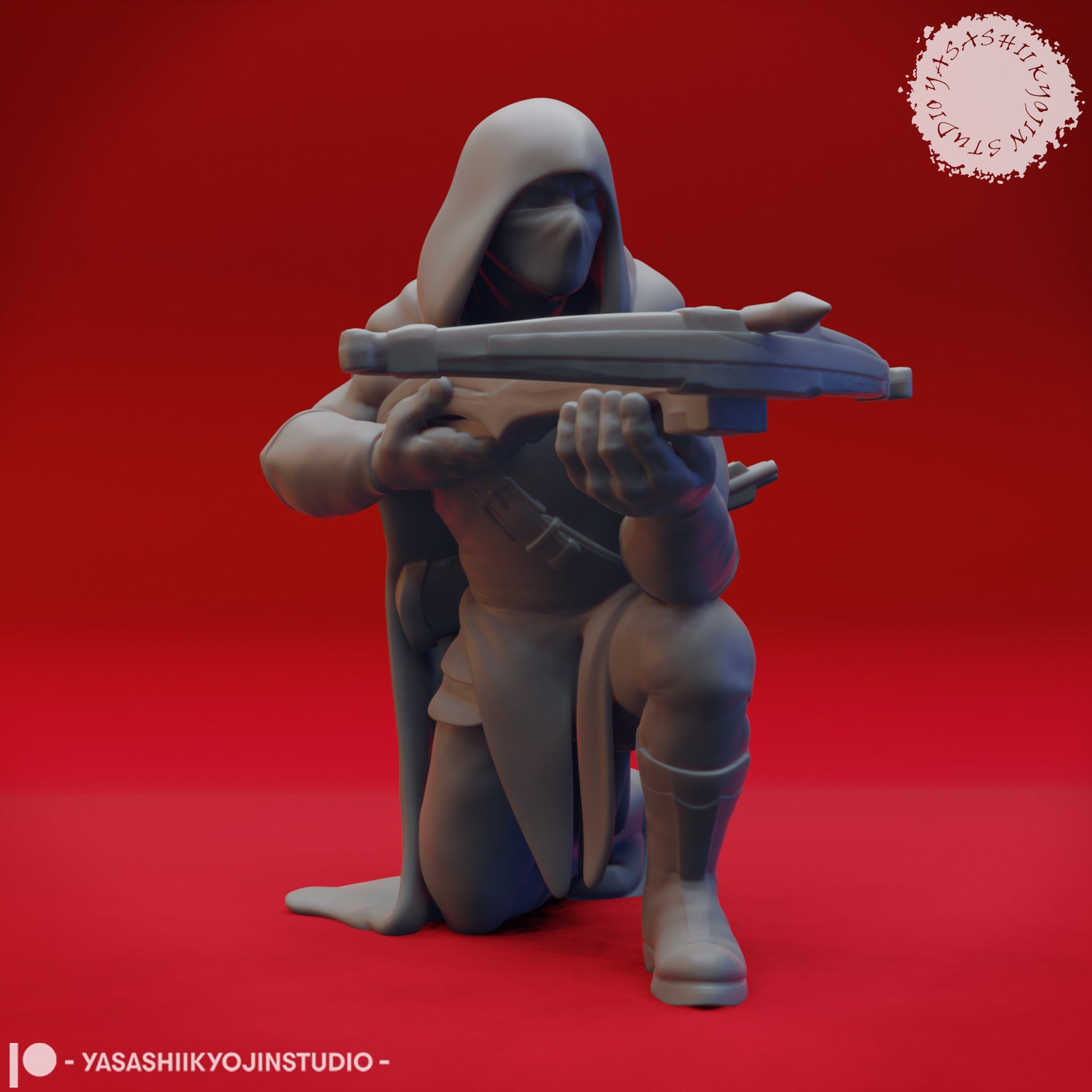 Bandit | TABLETOP SCALE | TTRPG Monster Miniature | Yasashii Kyojin Studio