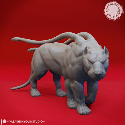 Displacement Beast | TABLETOP SCALE | D&D TTRPG Monster Miniature | Yasashii Kyojin Studio