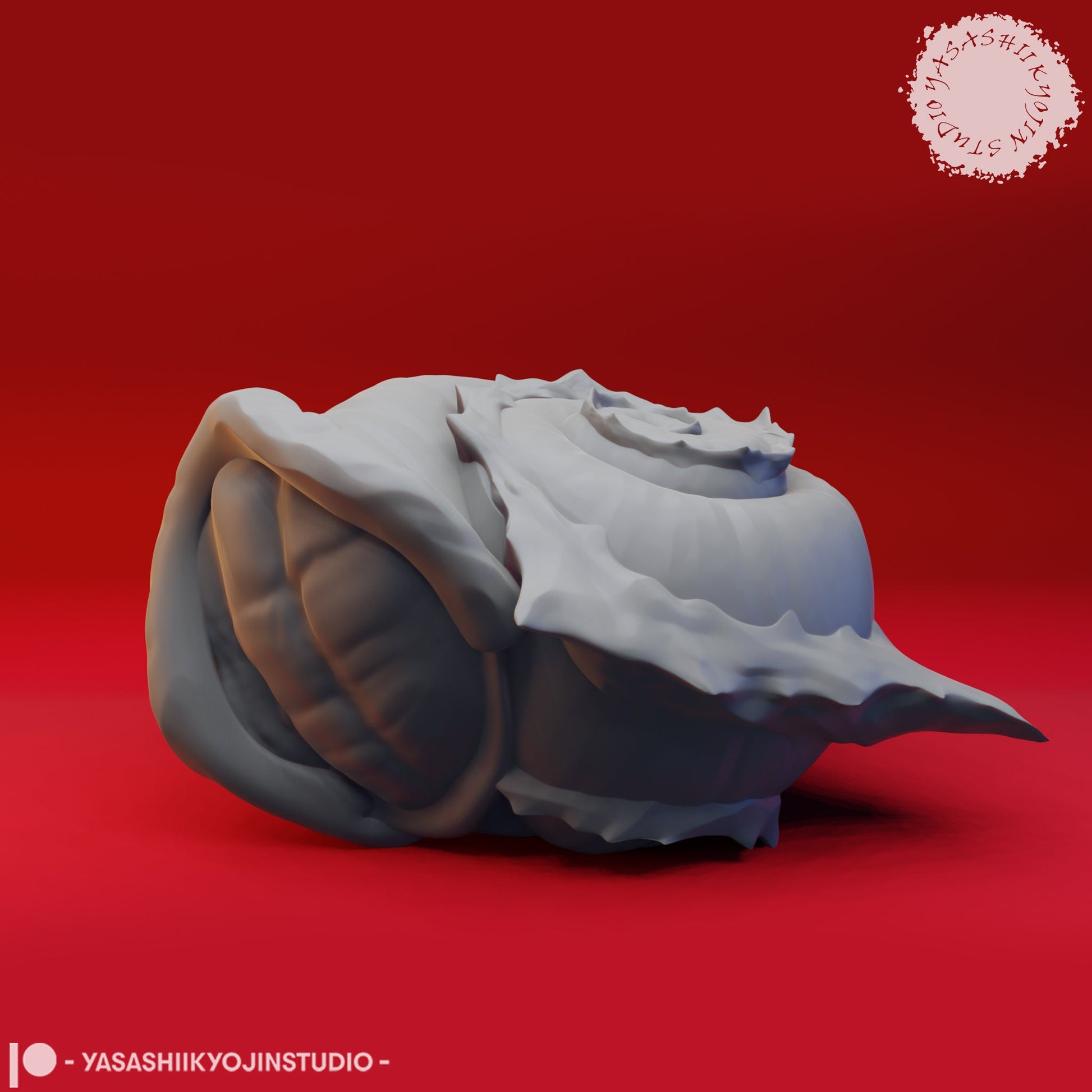 Flail Snail | TABLETOP SCALE | D&D TTRPG Monster Miniature | Yasashii Kyojin Studio
