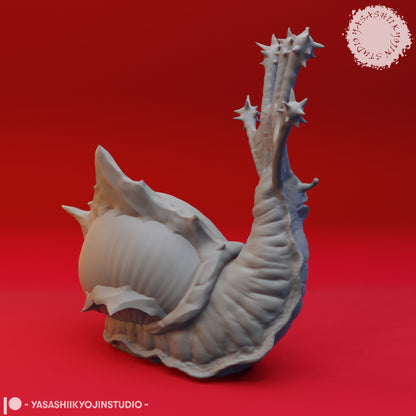 Flail Snail | TABLETOP SCALE | D&D TTRPG Monster Miniature | Yasashii Kyojin Studio