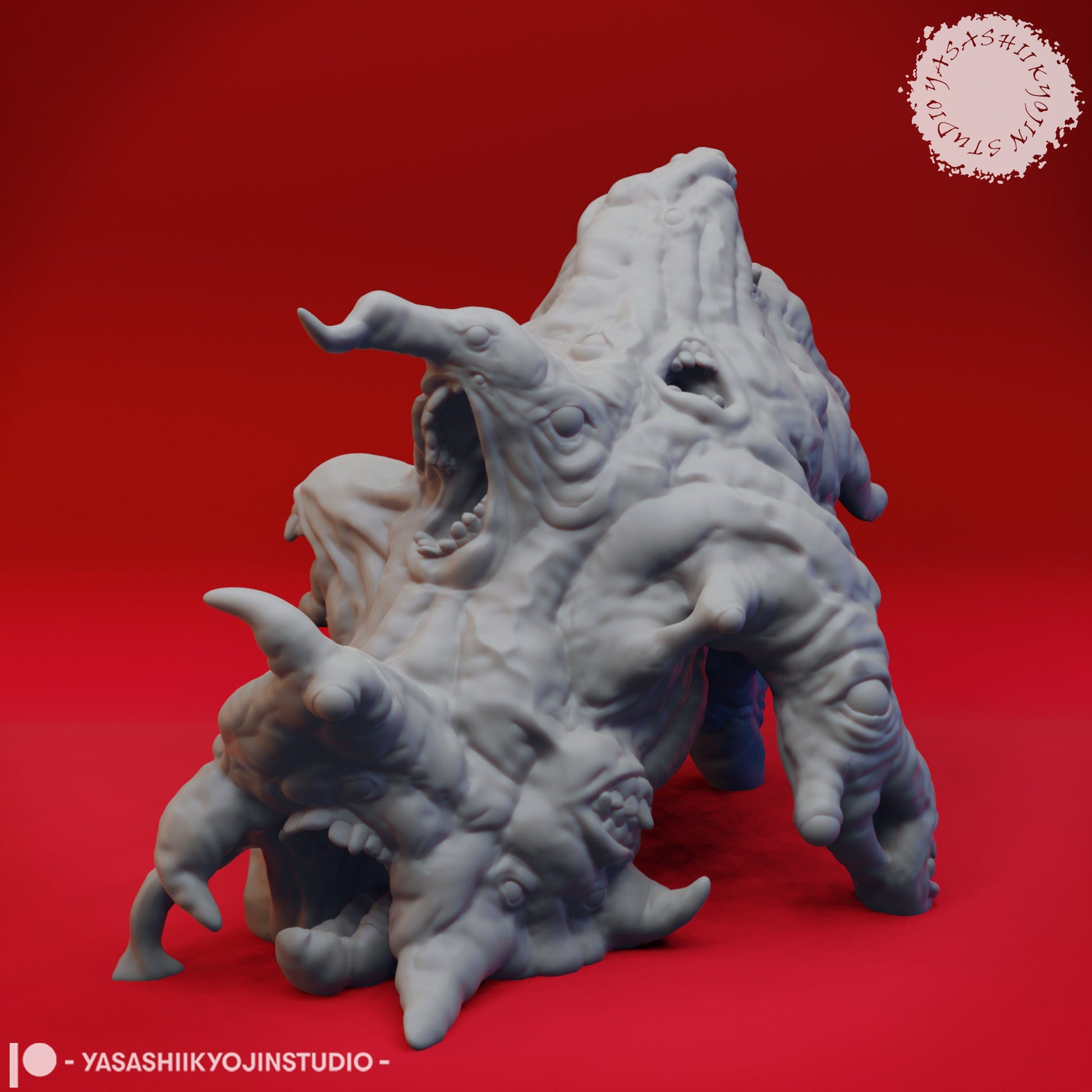 Gibbering Mouther | TABLETOP SCALE | D&D TTRPG Monster Miniature | Yasashii Kyojin Studio