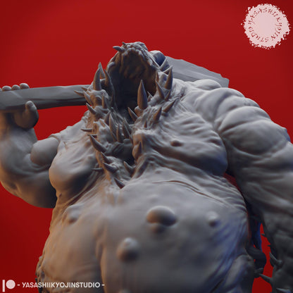 Gluttony Demon | TABLETOP SCALE | TTRPG Monster Miniature | Yasashii Kyojin Studio