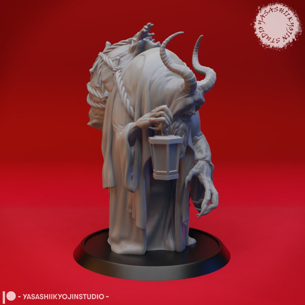 Krampus | TABLETOP SCALE | D&D TTRPG Christmas Miniature | Yasashii Kyojin Studio
