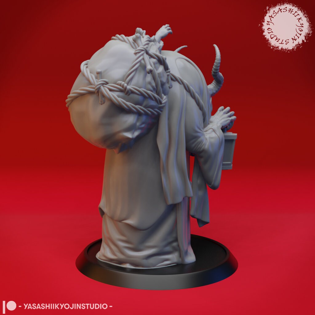Krampus | TABLETOP SCALE | D&D TTRPG Christmas Miniature | Yasashii Kyojin Studio