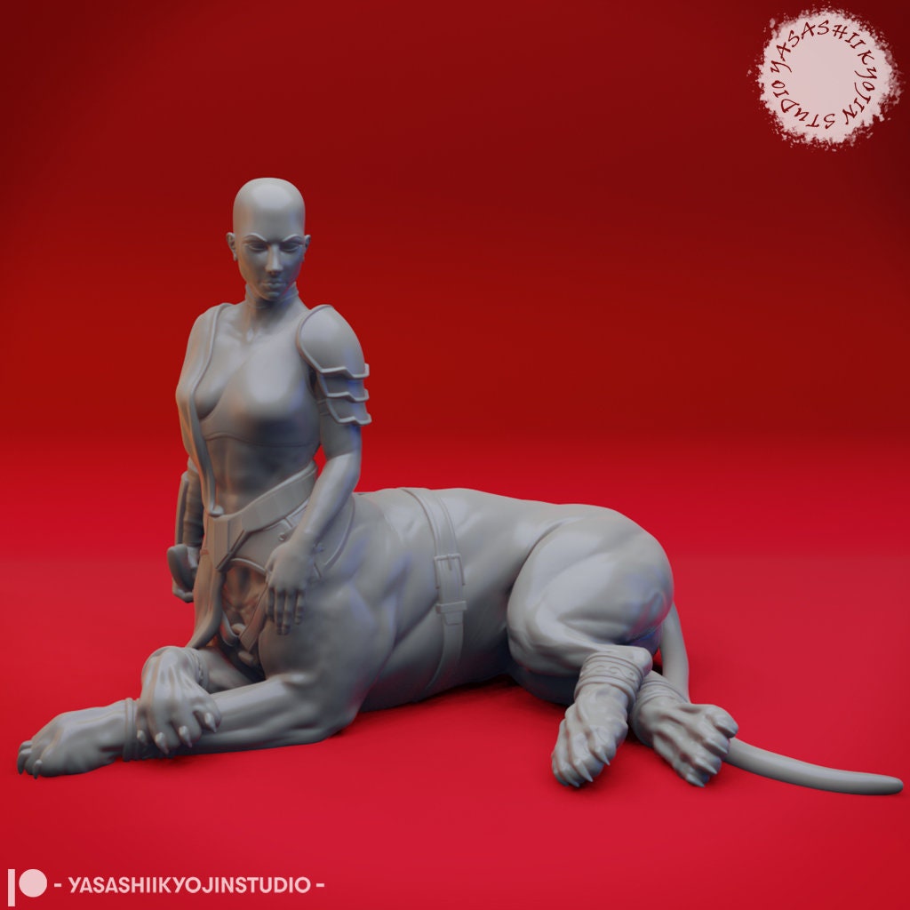 Lamia | TABLETOP SCALE | TTRPG Monster Miniature | Yasashii Kyojin Studio