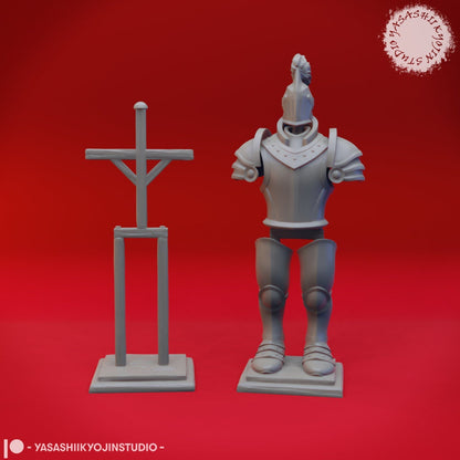 Armor Set | TTRPG Scatter Miniature | Yasashii Kyojin Studio