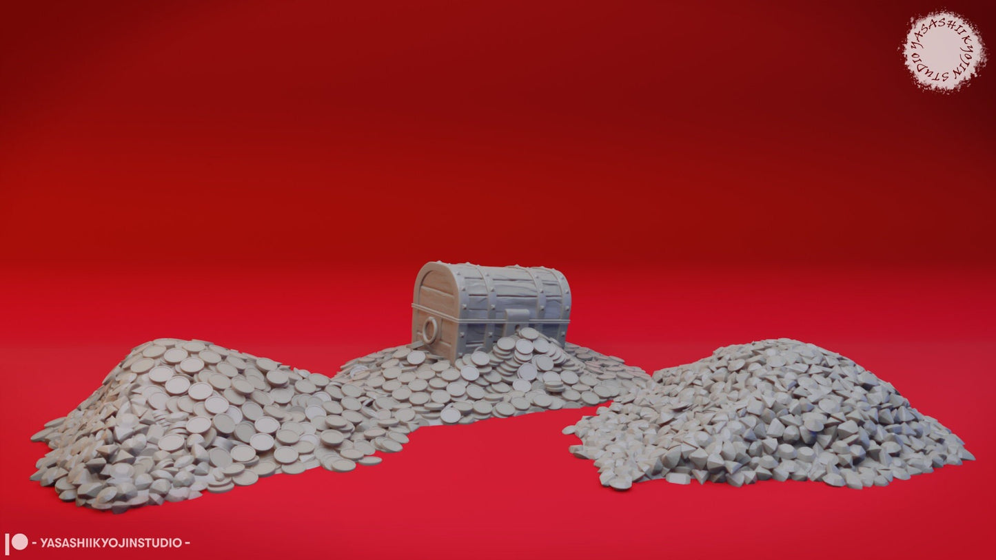 Dungeon Set | TTRPG Scatter Miniature | Yasashii Kyojin Studio