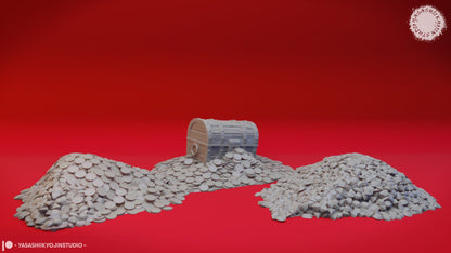 Dungeon Set | TTRPG Scatter Miniature | Yasashii Kyojin Studio