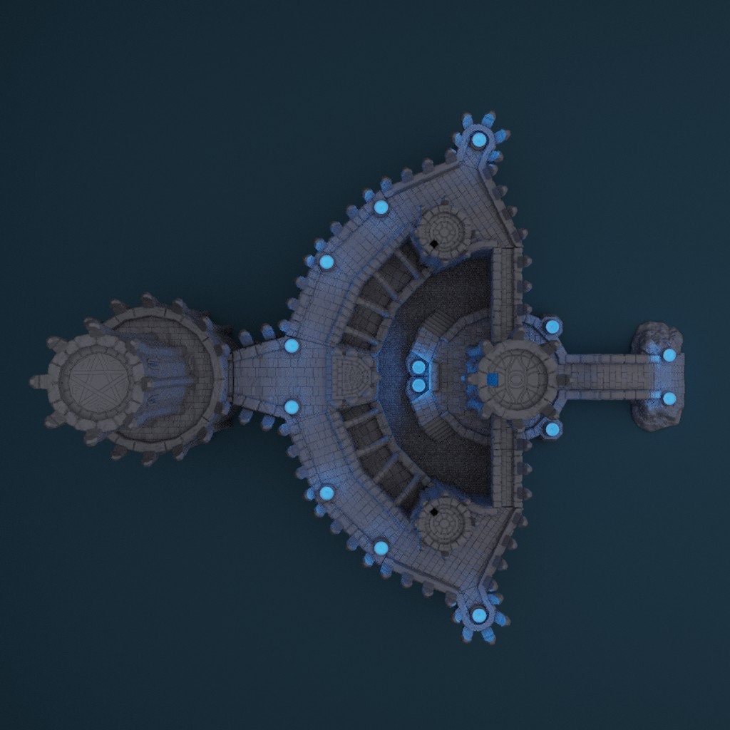 Wizard Academy | D&D TTRPG Playable 3D Printed Building Terrain Scenery | MiniatureLand