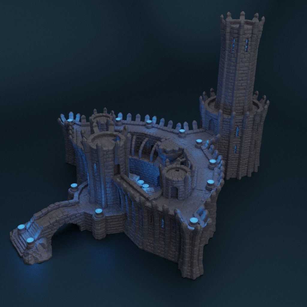 Wizard Academy | D&D TTRPG Playable 3D Printed Building Terrain Scenery | MiniatureLand